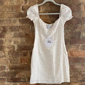 Princess Polly Rose Print Mini Dress